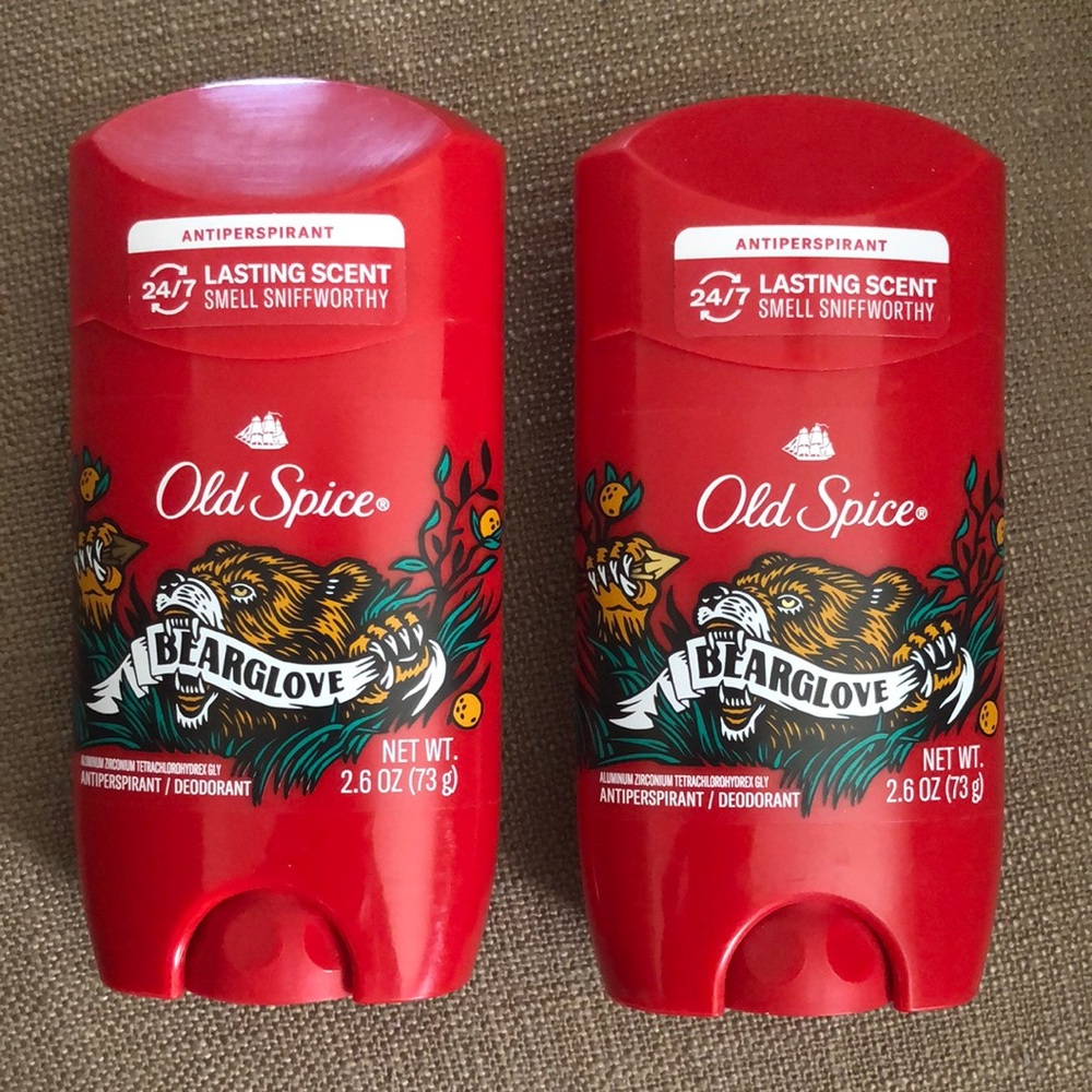 Old Spice BEARGLOVE Set of 2 Deodorant/Antiperspirant